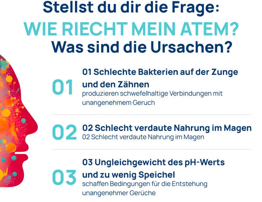 TOP 5 der häufigsten Ursachen für Mundgeruch