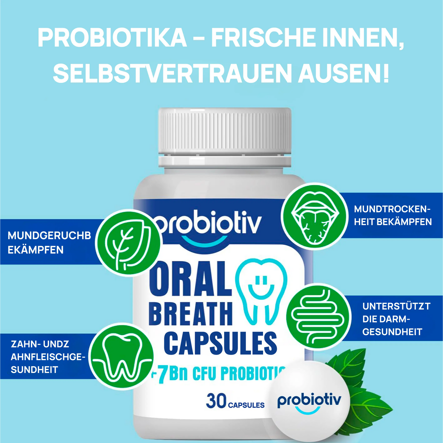 Probiotiv – gegen schlechten Atem